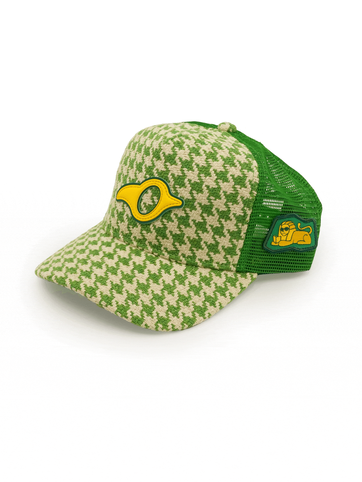 Plaids x Green Trucker